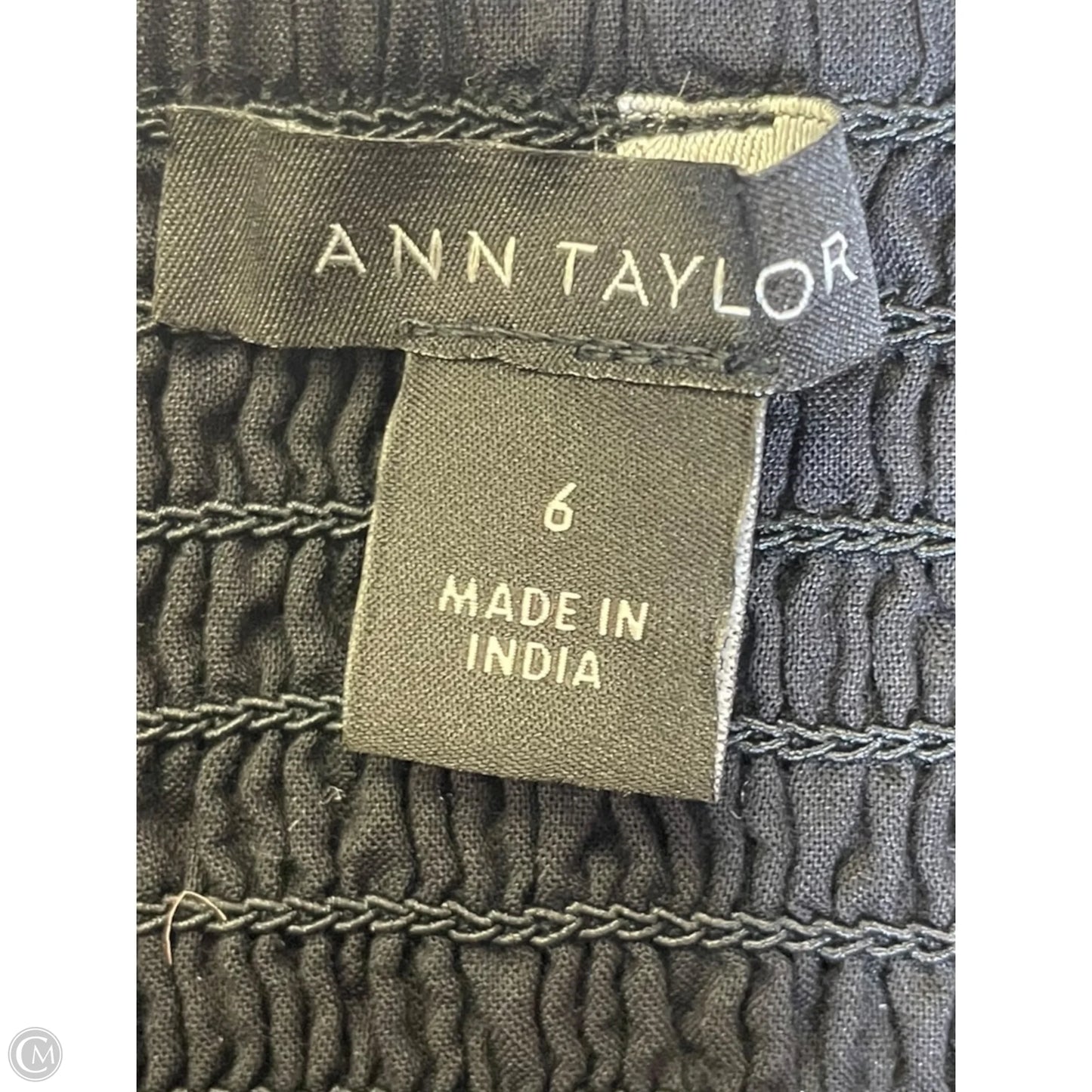 Dress Casual Maxi By Ann Taylor In Black, Size: 6