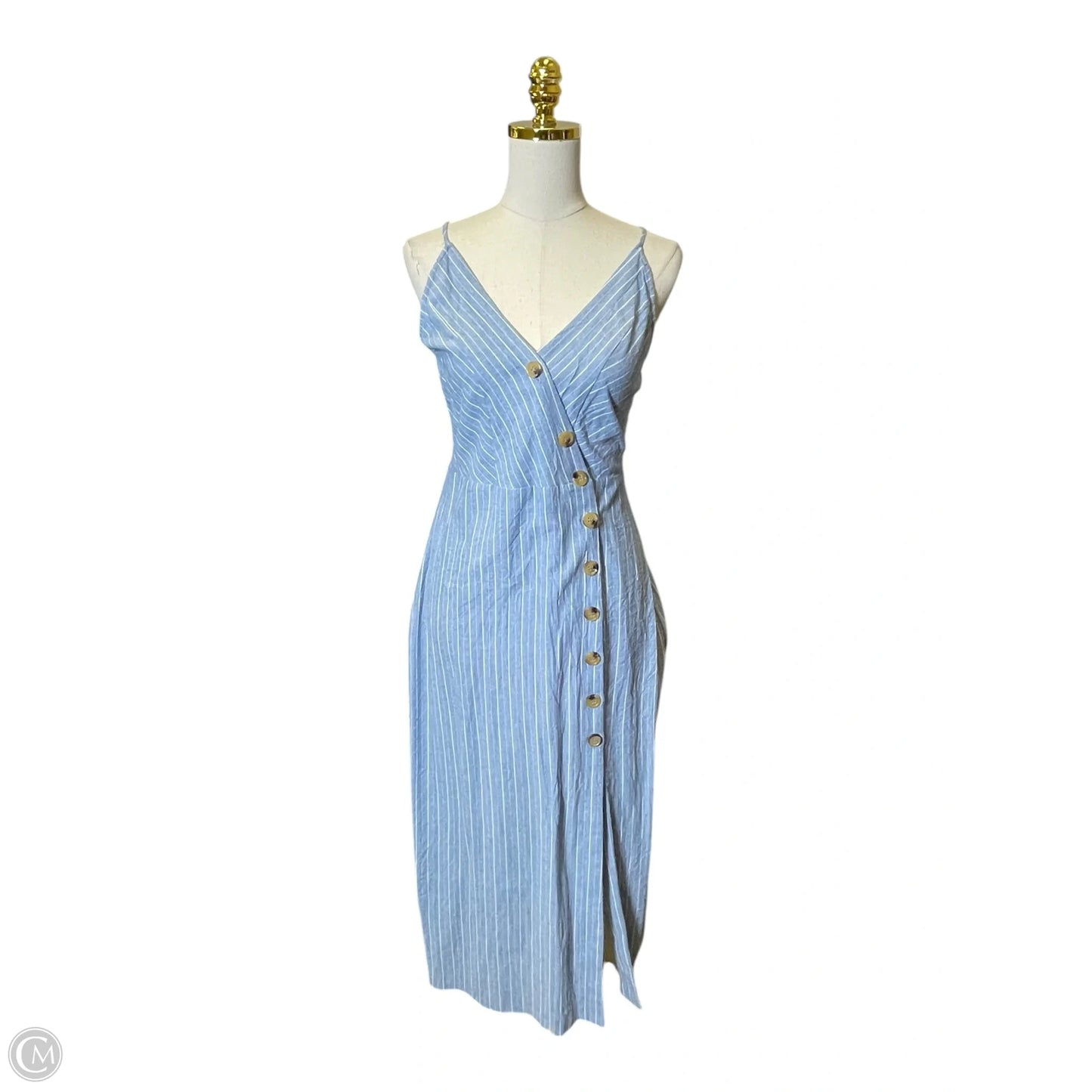 Dress Casual Maxi By Clothes Mentor In Striped Pattern, Size: M