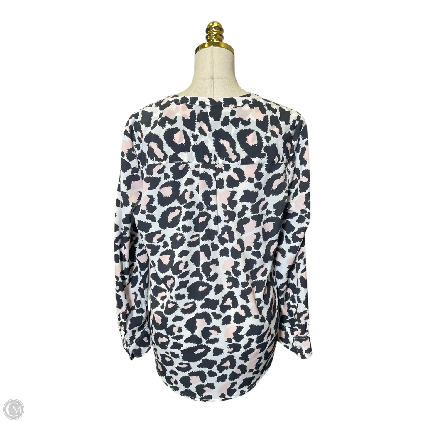 Top Long Sleeve By Talbots In Animal Print, Size: M