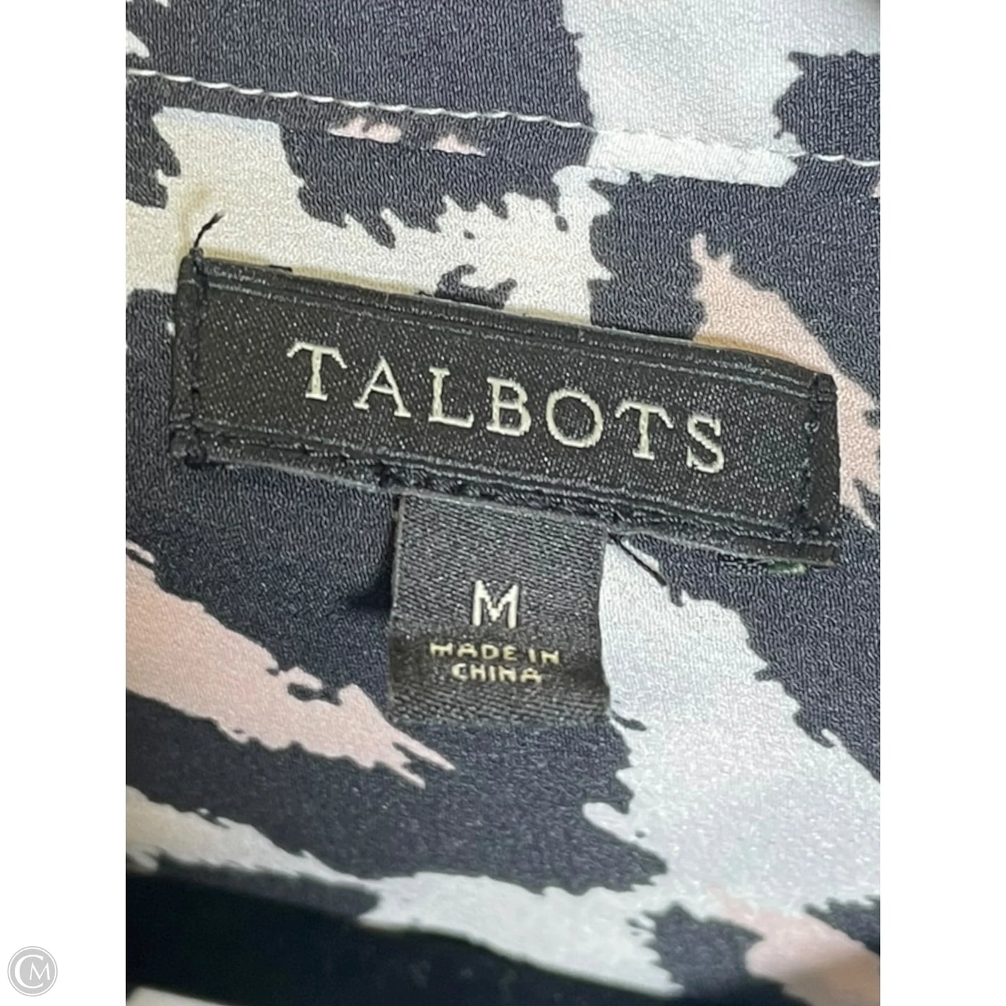 Top Long Sleeve By Talbots In Animal Print, Size: M