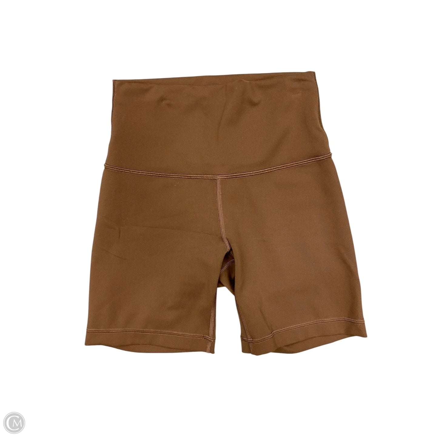 Athletic Shorts By Lululemon In Brown, Size: 4