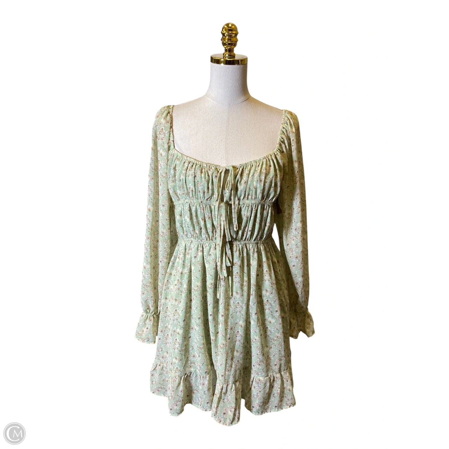 Dress Casual Midi By Clothes Mentor In Floral Print, Size: M