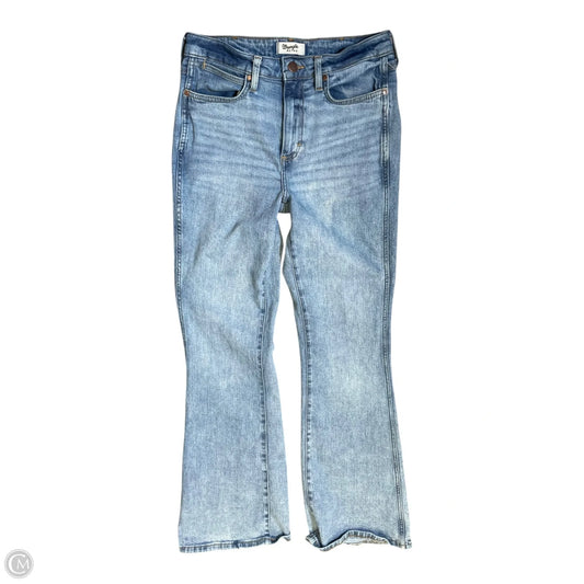 Jeans Boot Cut By Wrangler In Blue Denim, Size: 8