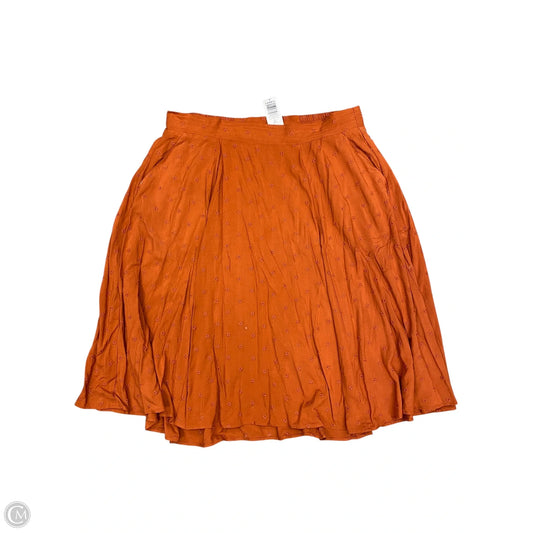 Skirt Maxi By Torrid In Orange, Size: 2x
