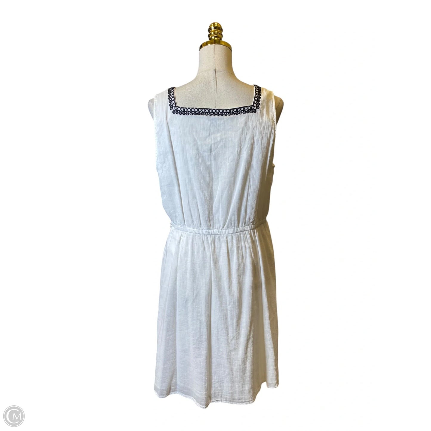 Dress Casual Midi By Talbots In Black & White, Size: 12p
