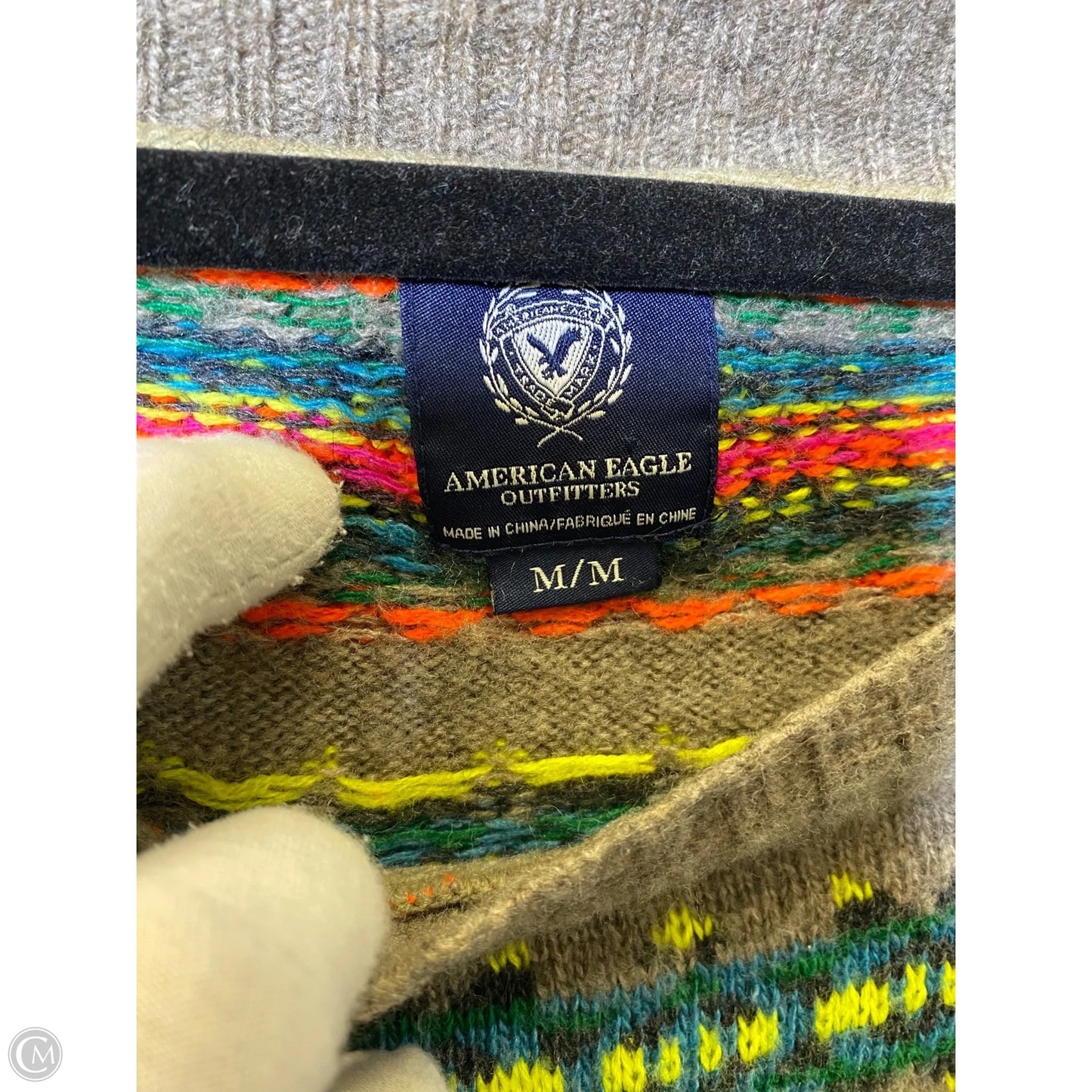 Sweater By American Eagle In Multi-colored, Size: M