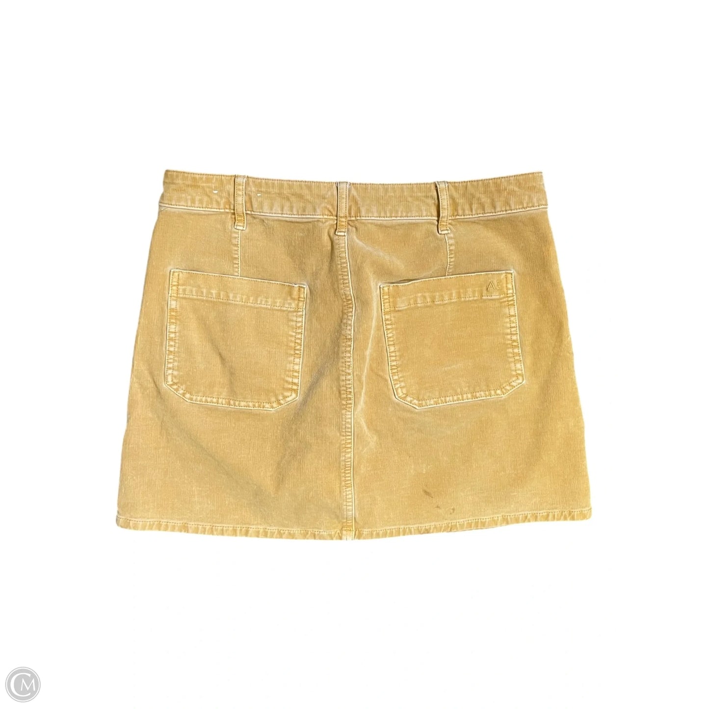 Skirt Midi By American Eagle In Yellow, Size: 10