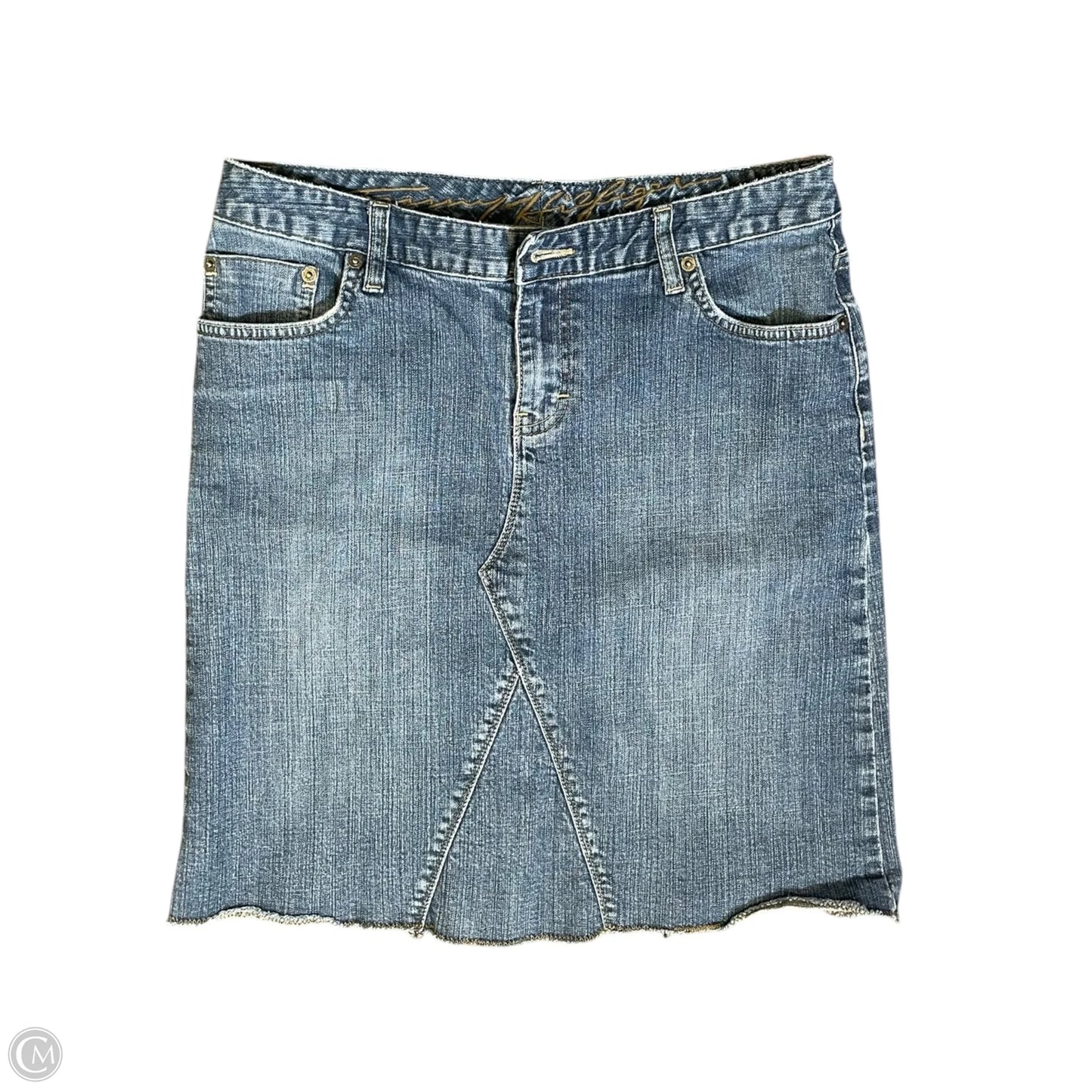 Skirt Midi By Tommy Hilfiger In Blue Denim, Size: 10