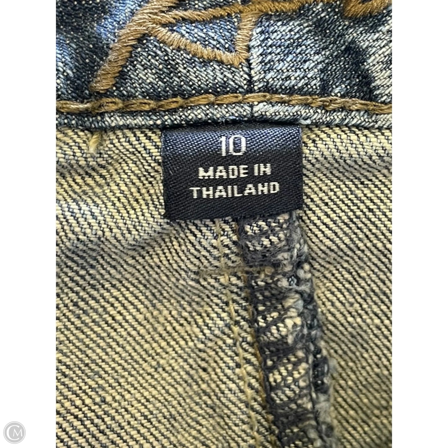 Skirt Midi By Tommy Hilfiger In Blue Denim, Size: 10