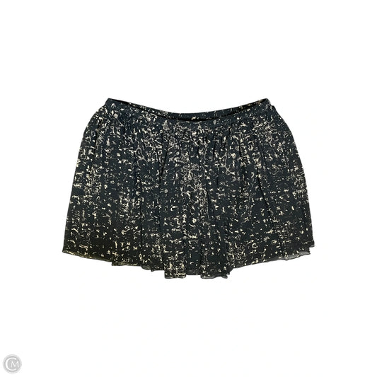 Skirt Midi By Clothes Mentor In Black & Tan, Size: M
