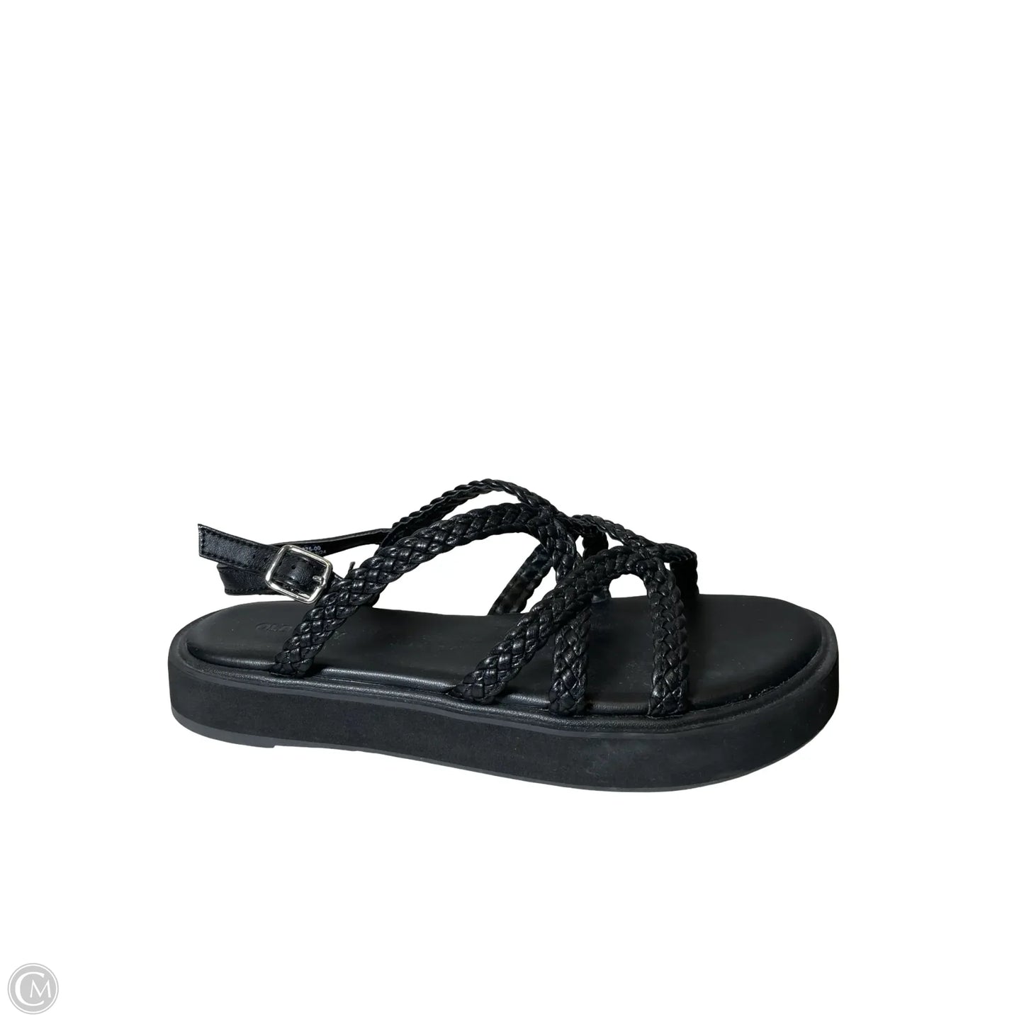 Sandals Flats By Old Navy In Black, Size: 8