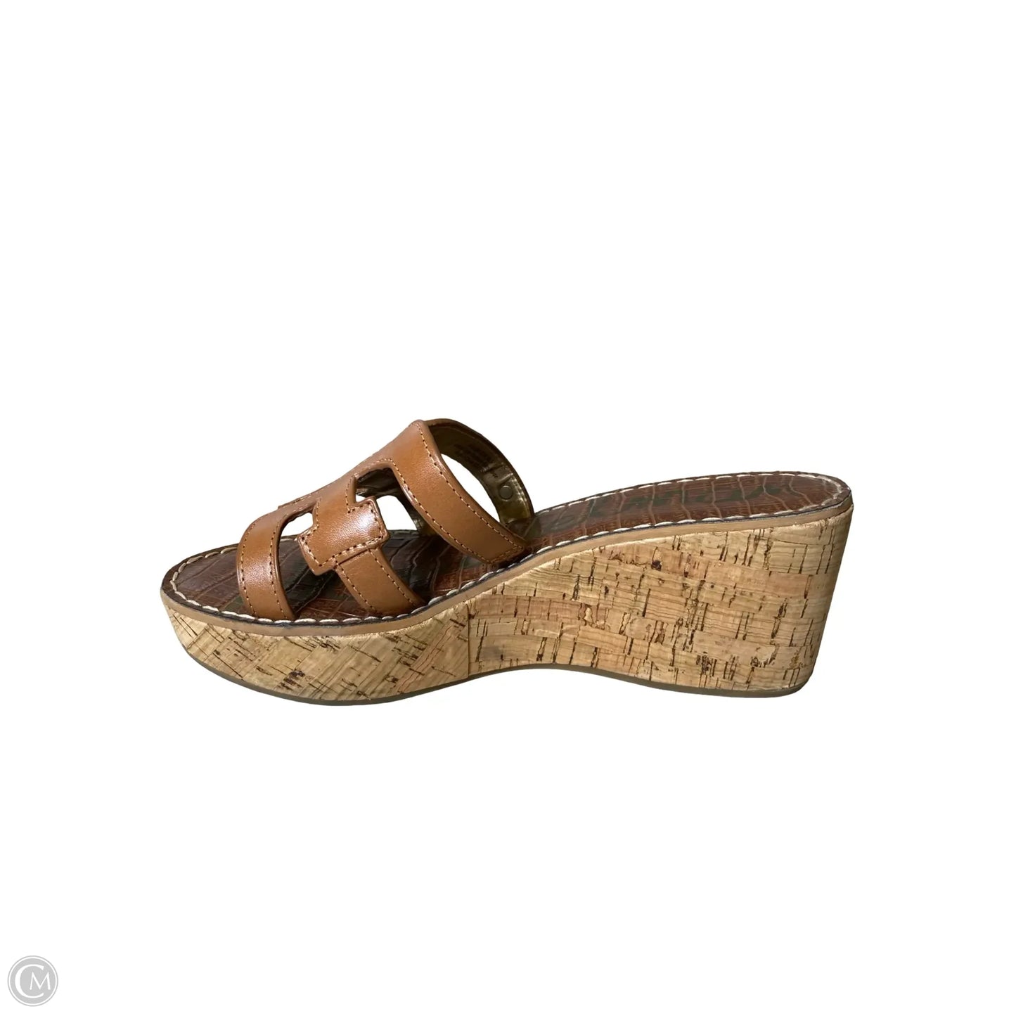 Shoes Heels Wedge By Sam Edelman In Brown, Size: 8.5