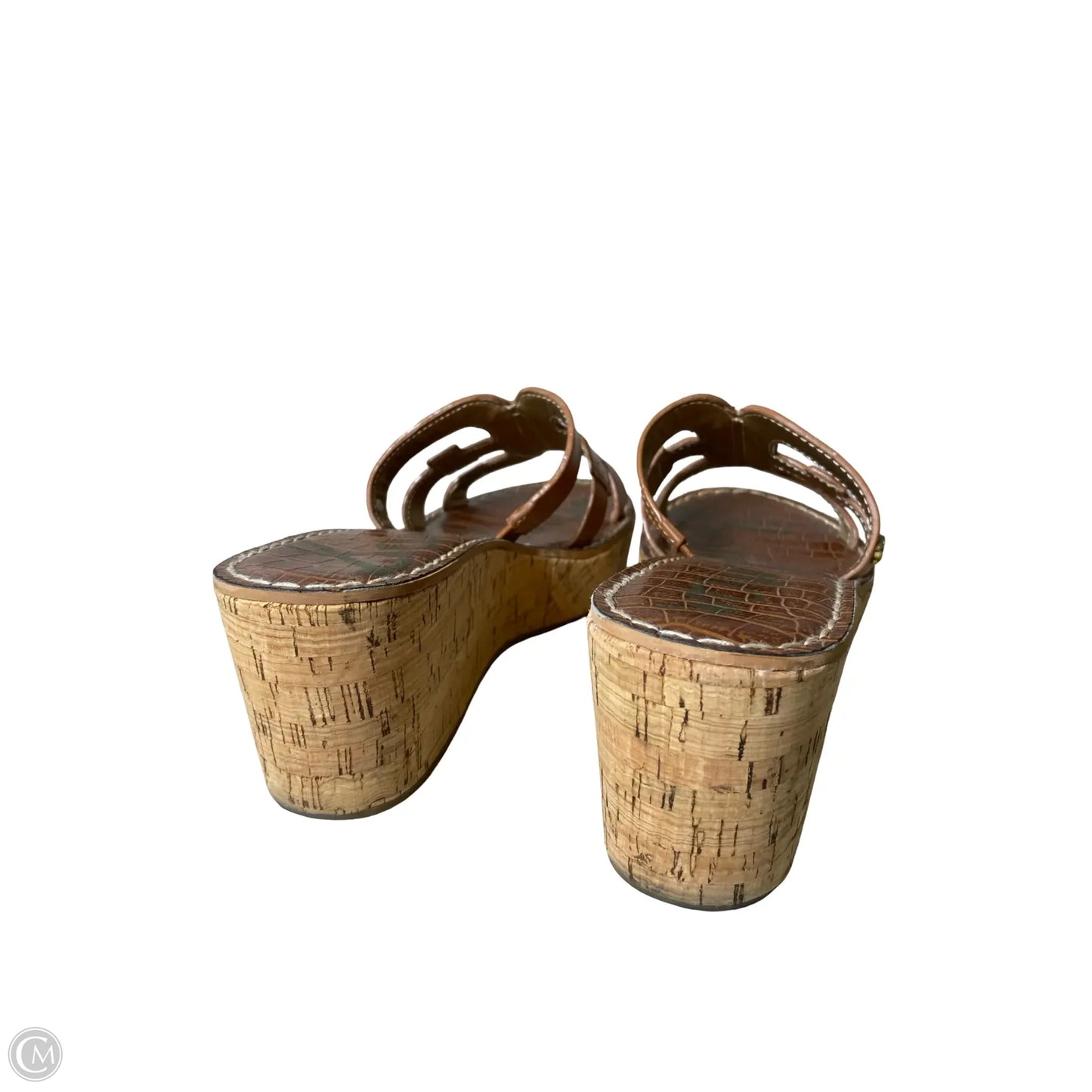 Shoes Heels Wedge By Sam Edelman In Brown, Size: 8.5