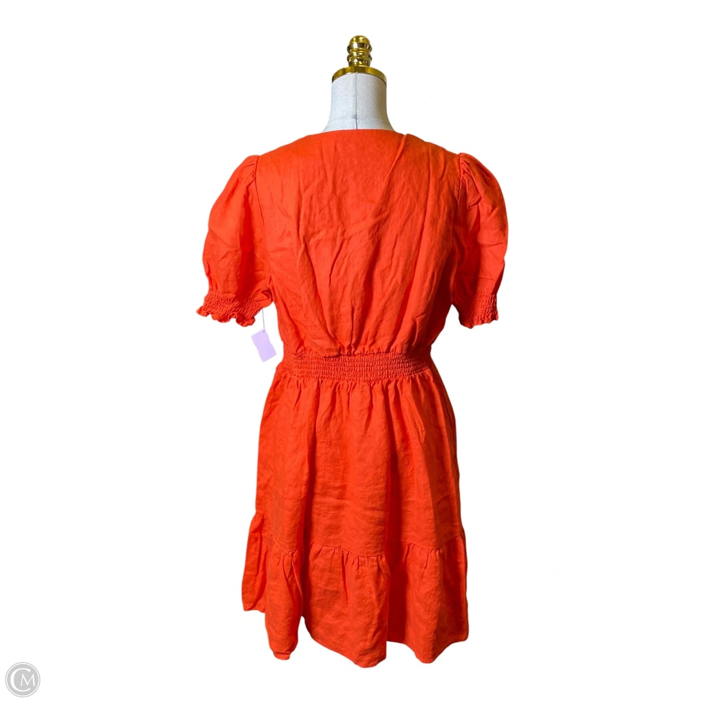 Dress Casual Midi By Boden In Orange, Size: 12