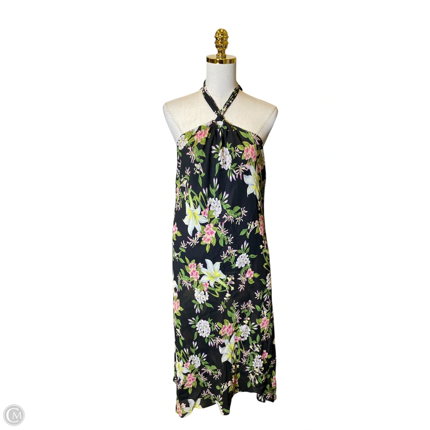 Dress Casual Midi By Clothes Mentor In Floral Print, Size: 16