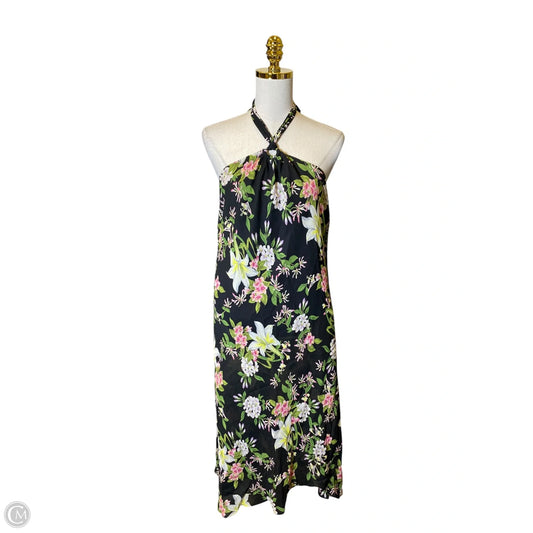 Dress Casual Midi By Clothes Mentor In Floral Print, Size: 16