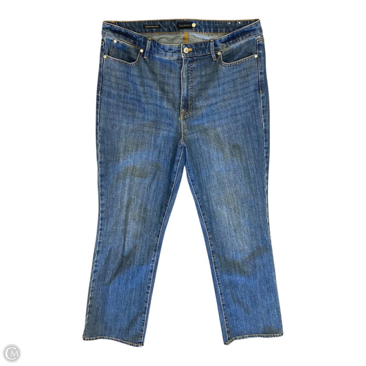 Jeans Boot Cut By Talbots In Blue Denim, Size: 14