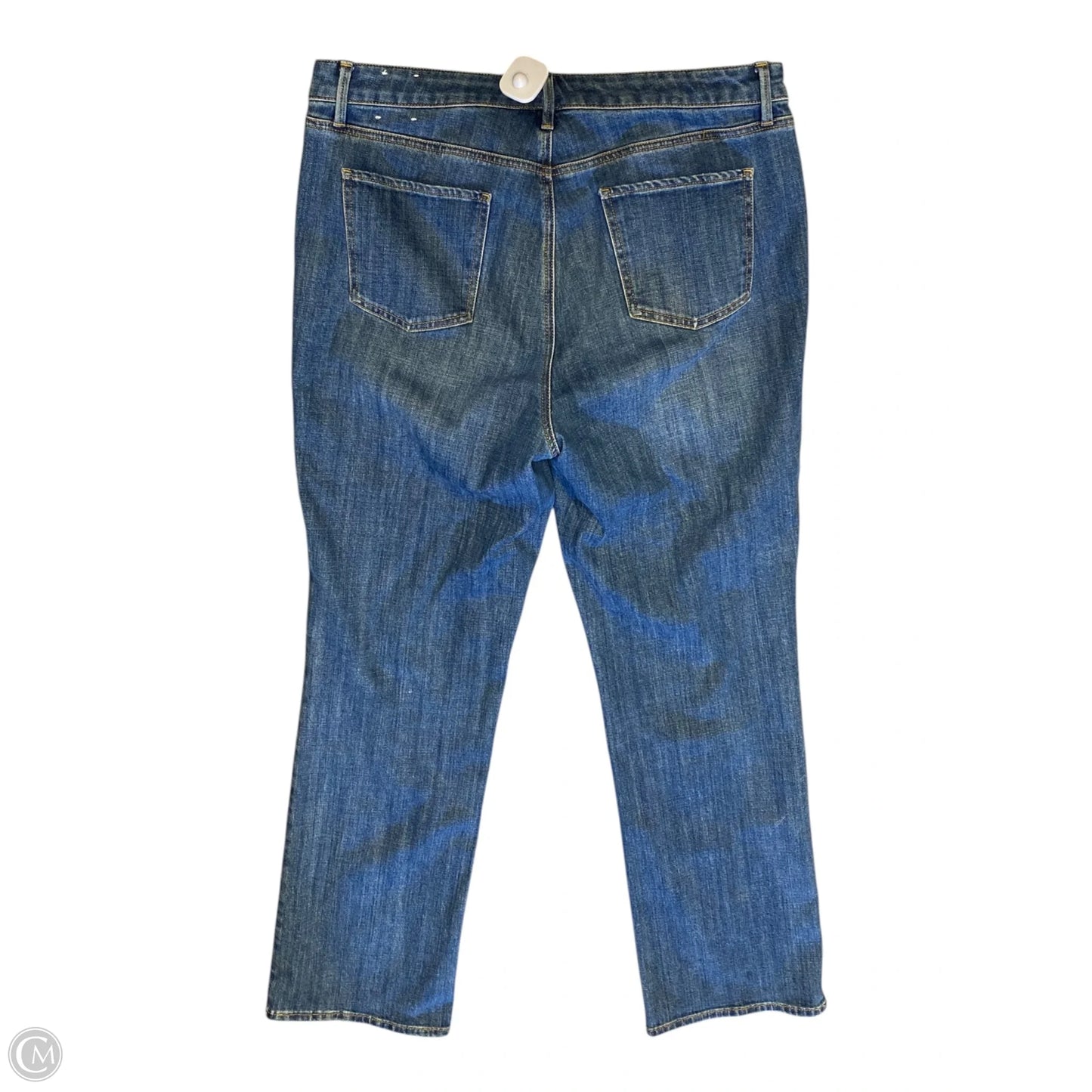 Jeans Boot Cut By Talbots In Blue Denim, Size: 14