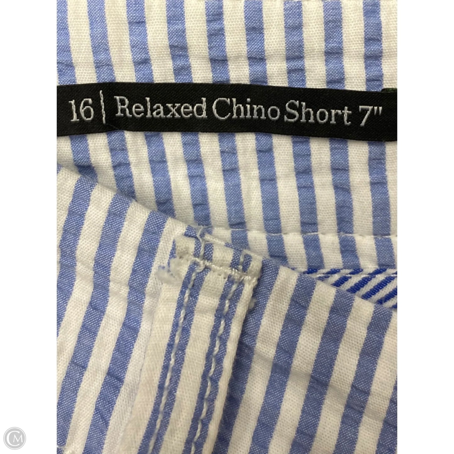 Shorts By Talbots In Striped Pattern, Size: 16