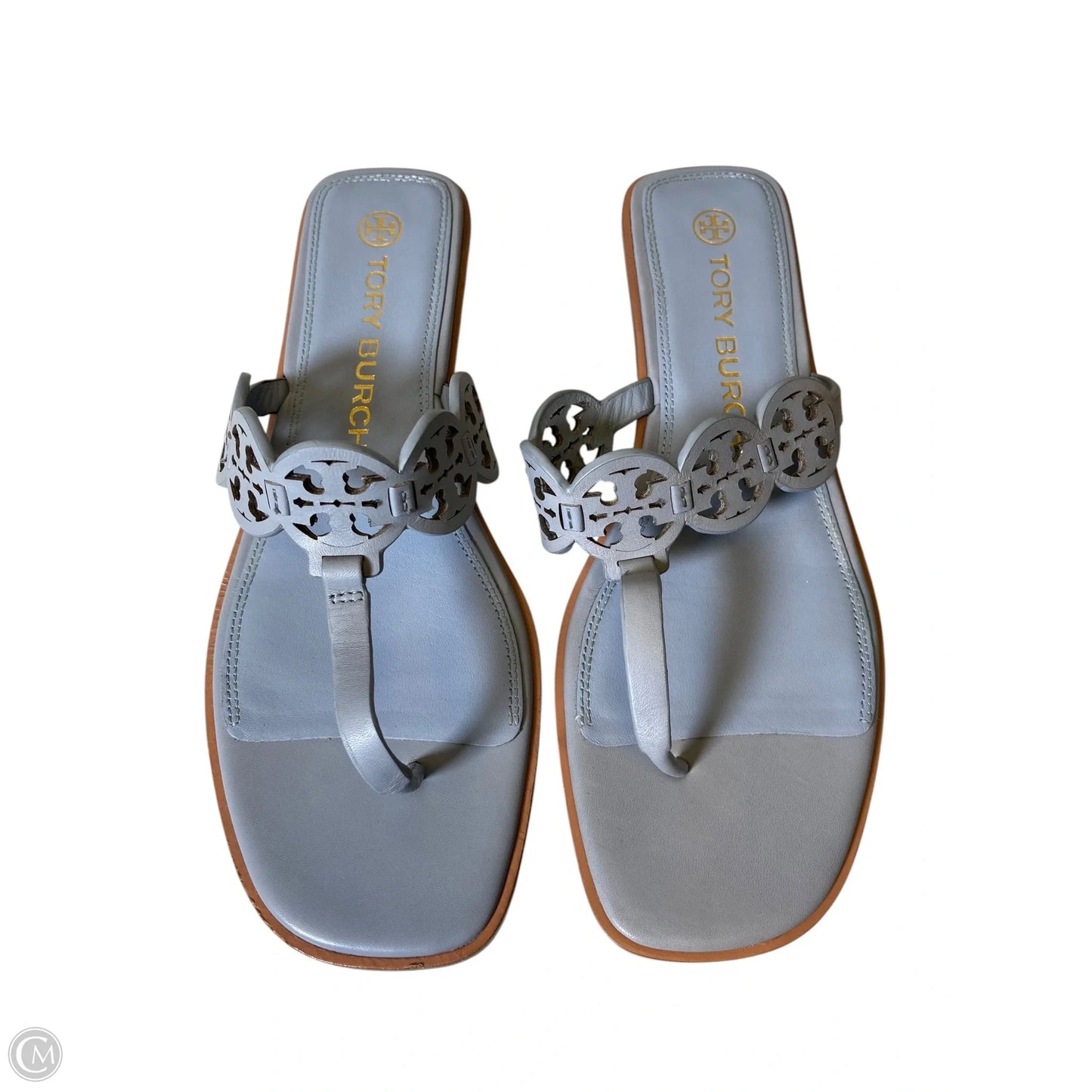 Sandals Designer By Tory Burch In Blue, Size: 11