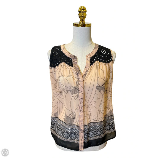 Top Sleeveless By Daniel Rainn In Multi-colored, Size: Sp