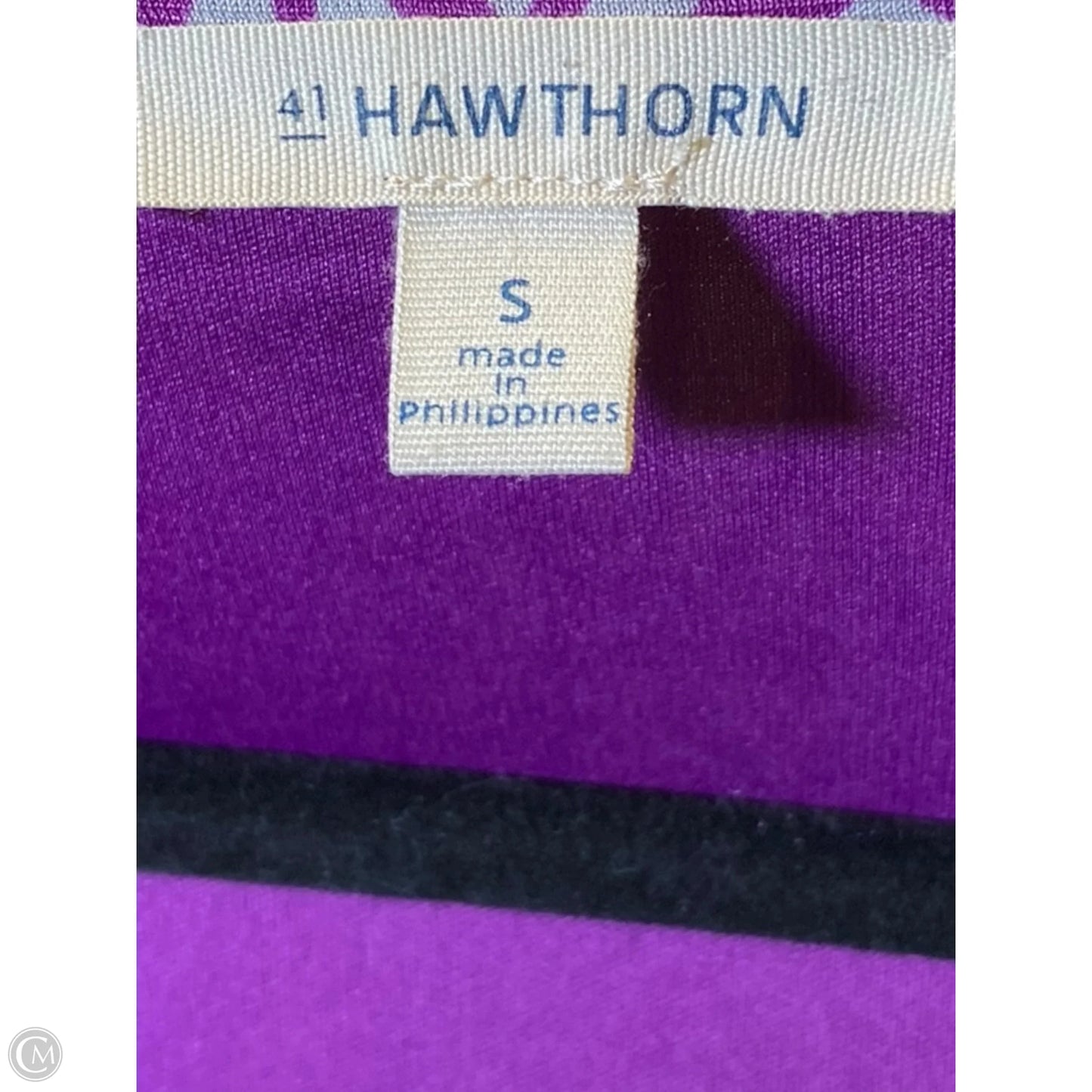 Dress Casual Midi By 41 Hawthorn In Grey & Purple, Size: S