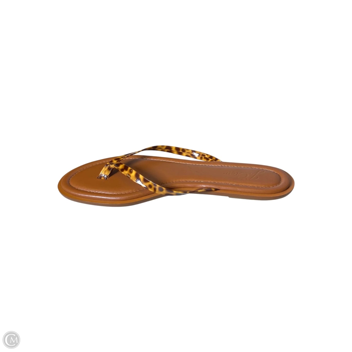 Sandals Flats By J. Crew In Animal Print, Size: 10.5