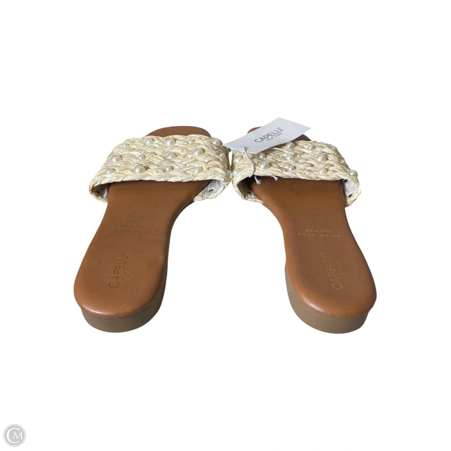 Sandals Flats By Capelli In Beige, Size: 7