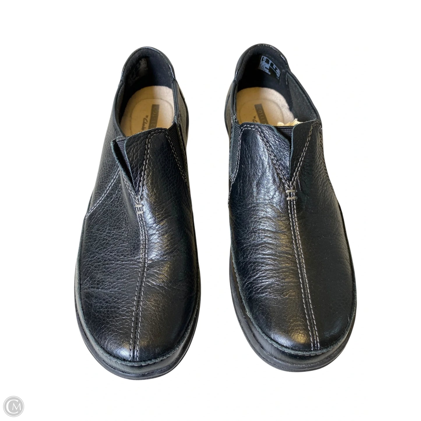Shoes Flats By Clarks In Black, Size: 6