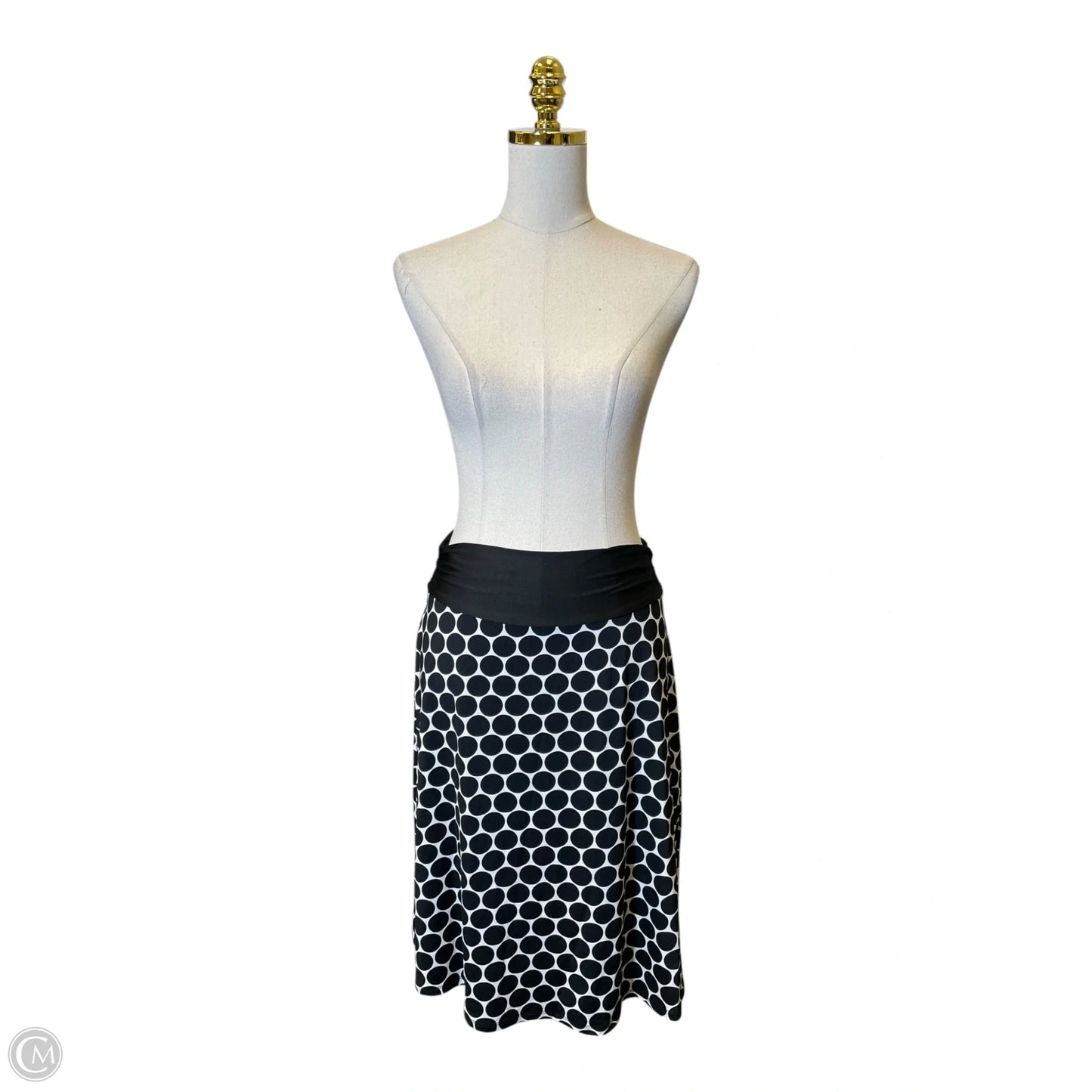 Skirt Maxi By Jonathan Martin In Polkadot Pattern, Size: M