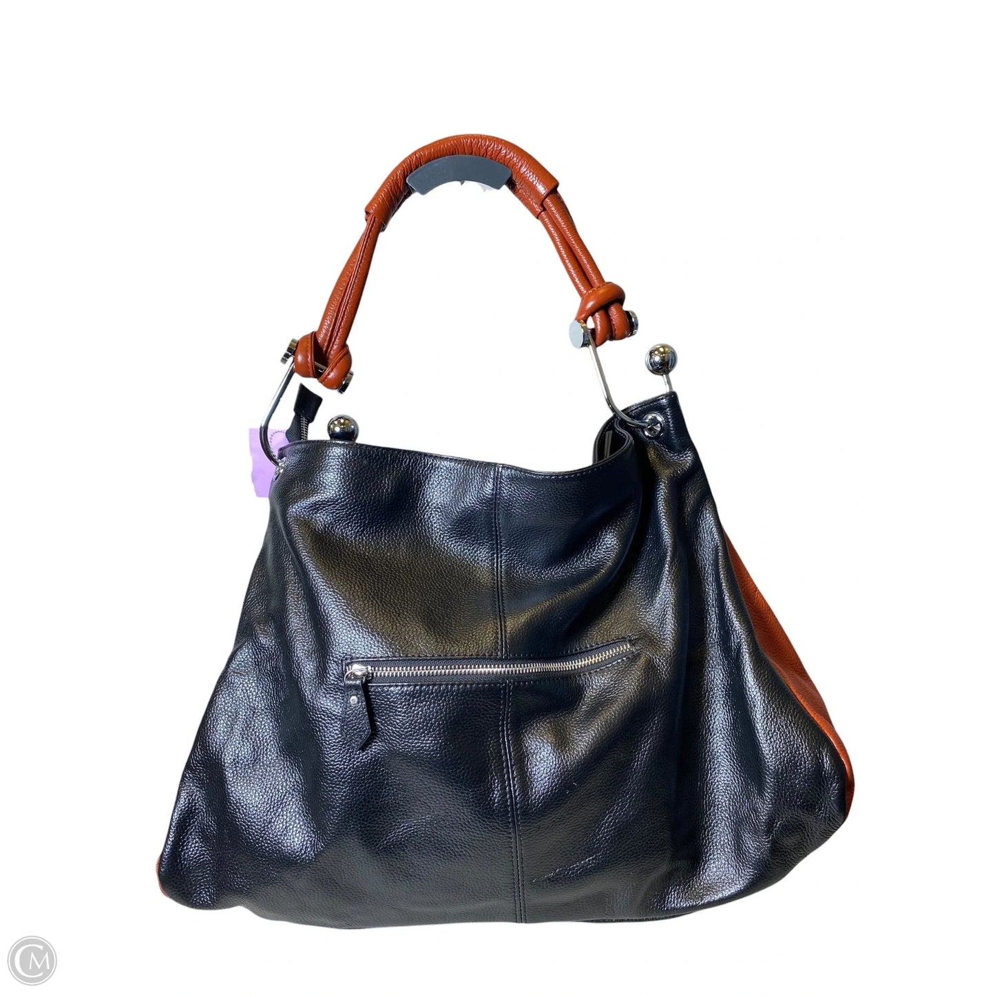 Handbag Leather By Clothes Mentor, Size: Large
