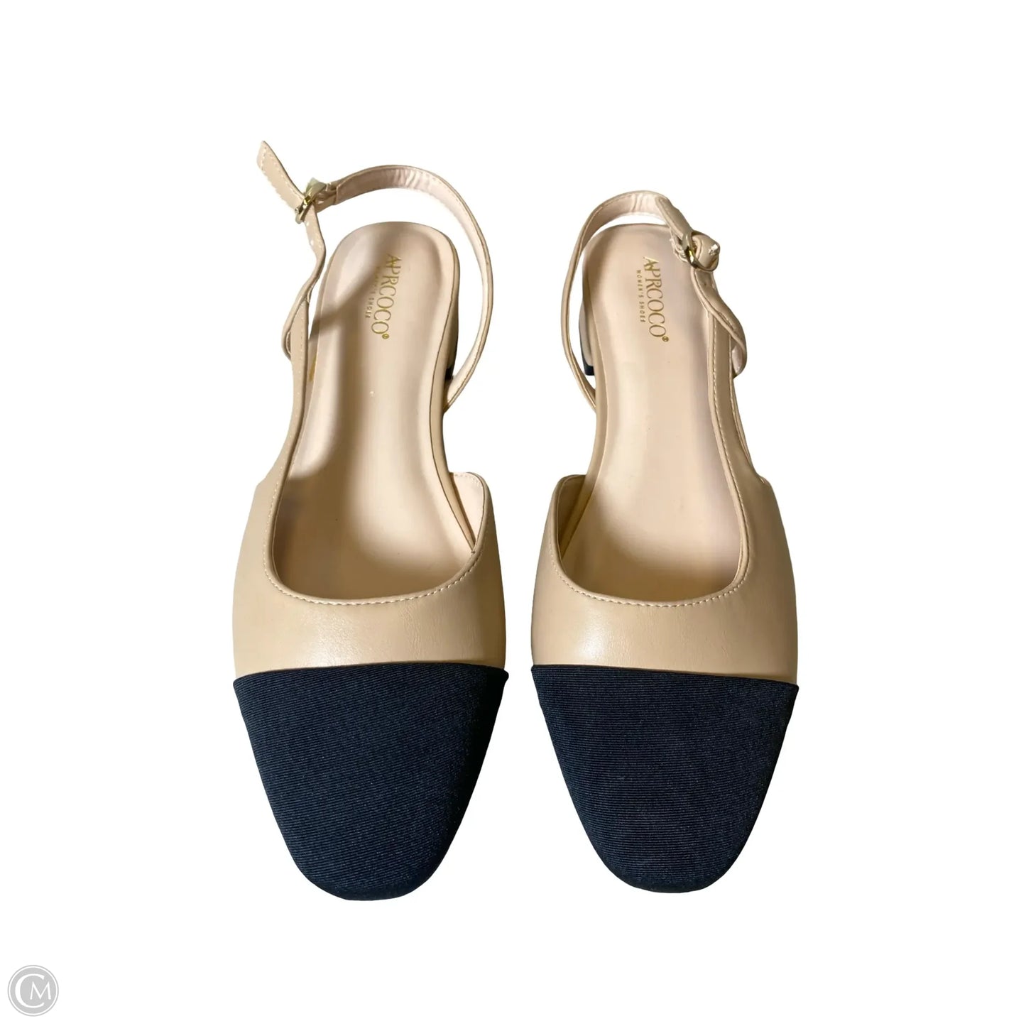 Shoes Flats By Clothes Mentor In Black & Tan, Size: 9.5