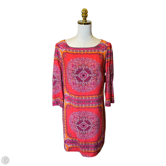 Dress Casual Midi By Laundry In Multi-colored, Size: 10