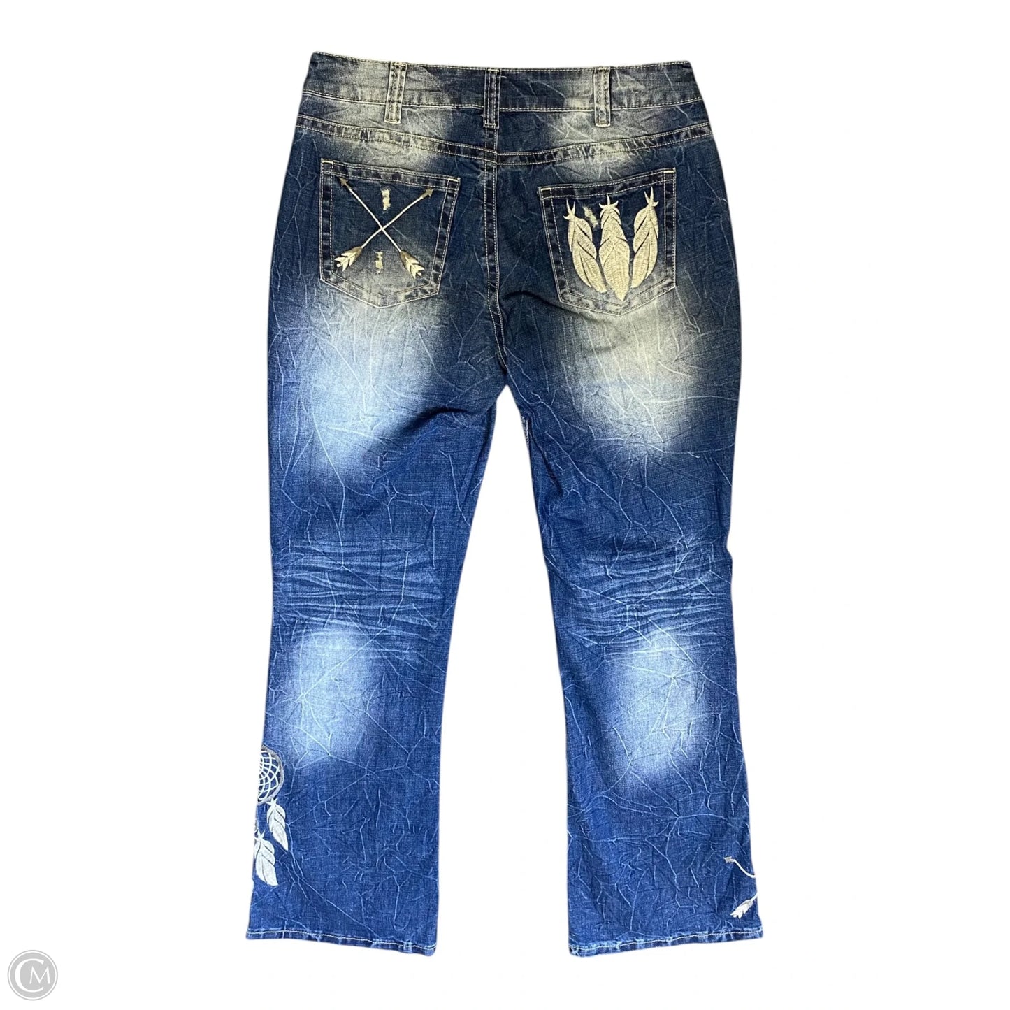 Jeans Boot Cut By Clothes Mentor In Blue Denim, Size: 10