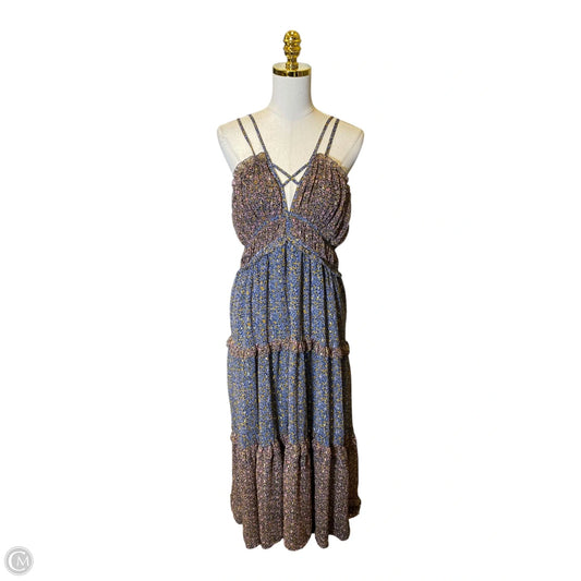 Dress Casual Maxi By Lucky Brand In Multi-colored, Size: Xl