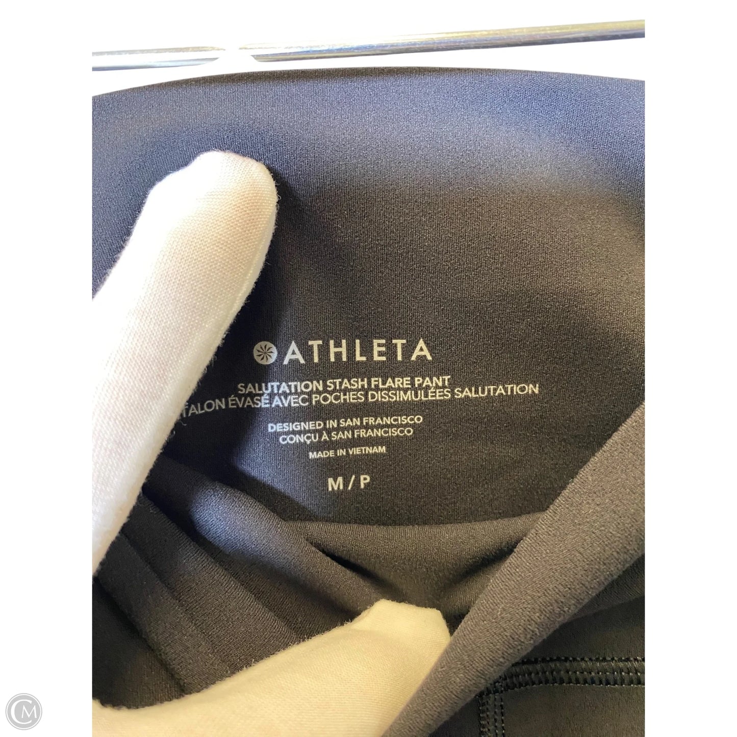 Athletic Leggings By Athleta In Black, Size: M