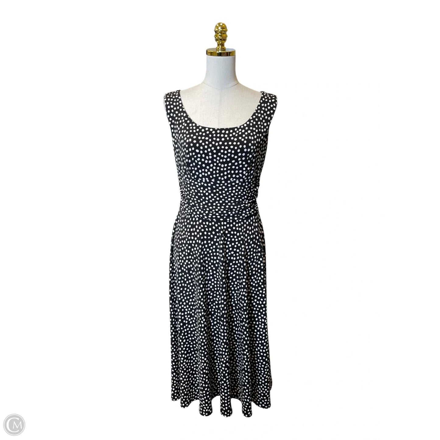 Dress Casual Maxi By Clothes Mentor In Black & White, Size: 8