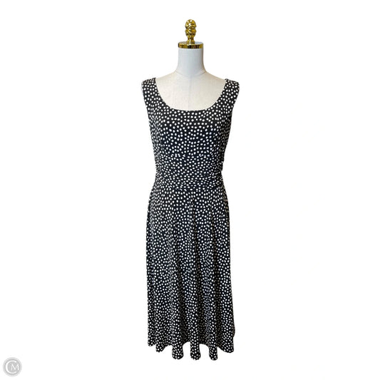 Dress Casual Maxi By Clothes Mentor In Black & White, Size: 8