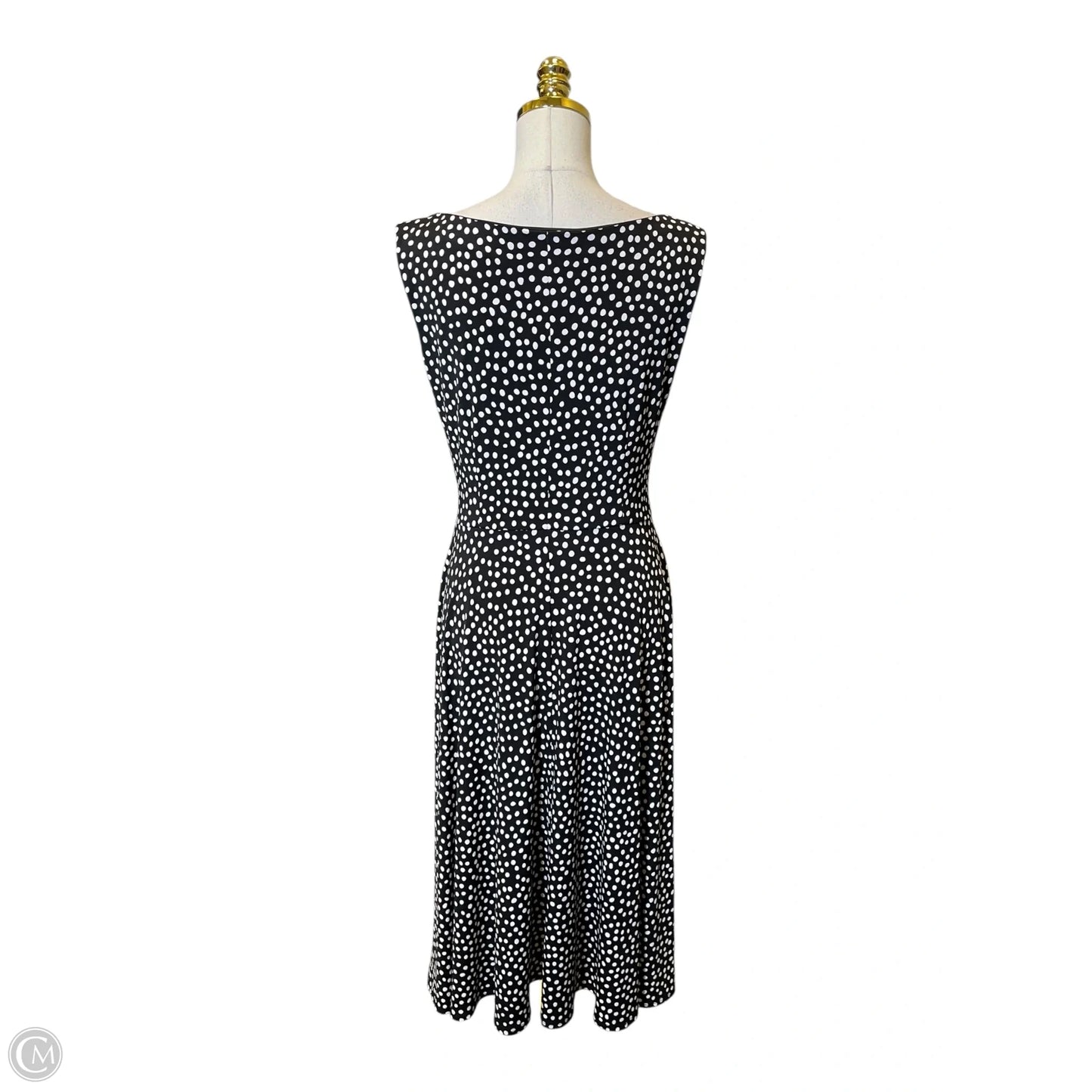 Dress Casual Maxi By Clothes Mentor In Black & White, Size: 8