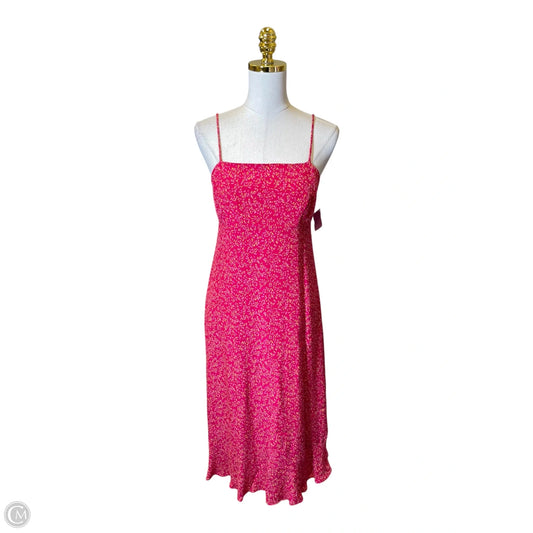 Dress Casual Midi By Gap In Floral Print, Size: 6
