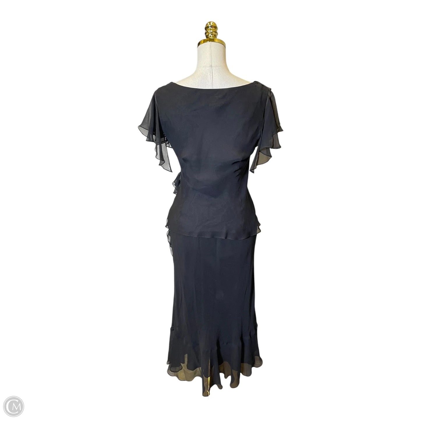 Skirt Set 2pc By Robbie Bee In Black, Size: 8