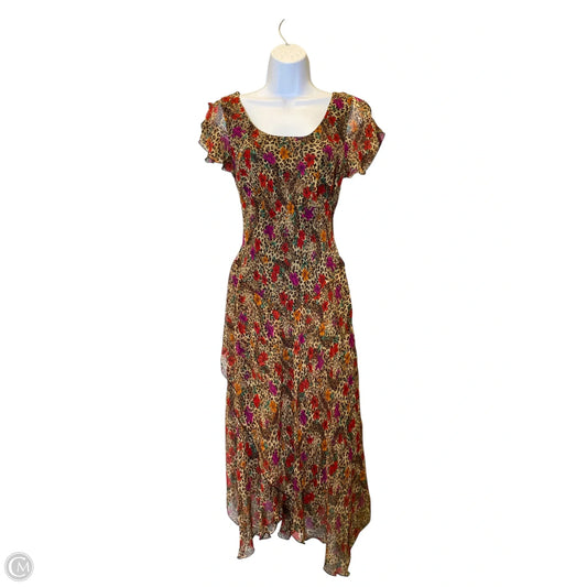 Dress Casual Midi By Robbie Bee In Multi-colored, Size: 8