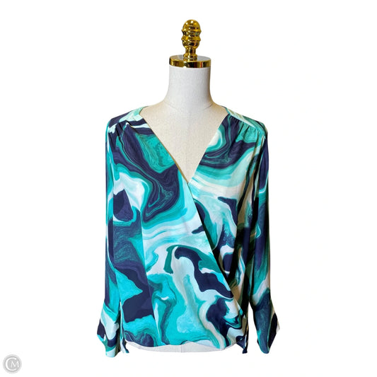 Top Long Sleeve By Inc In Multi-colored, Size: S