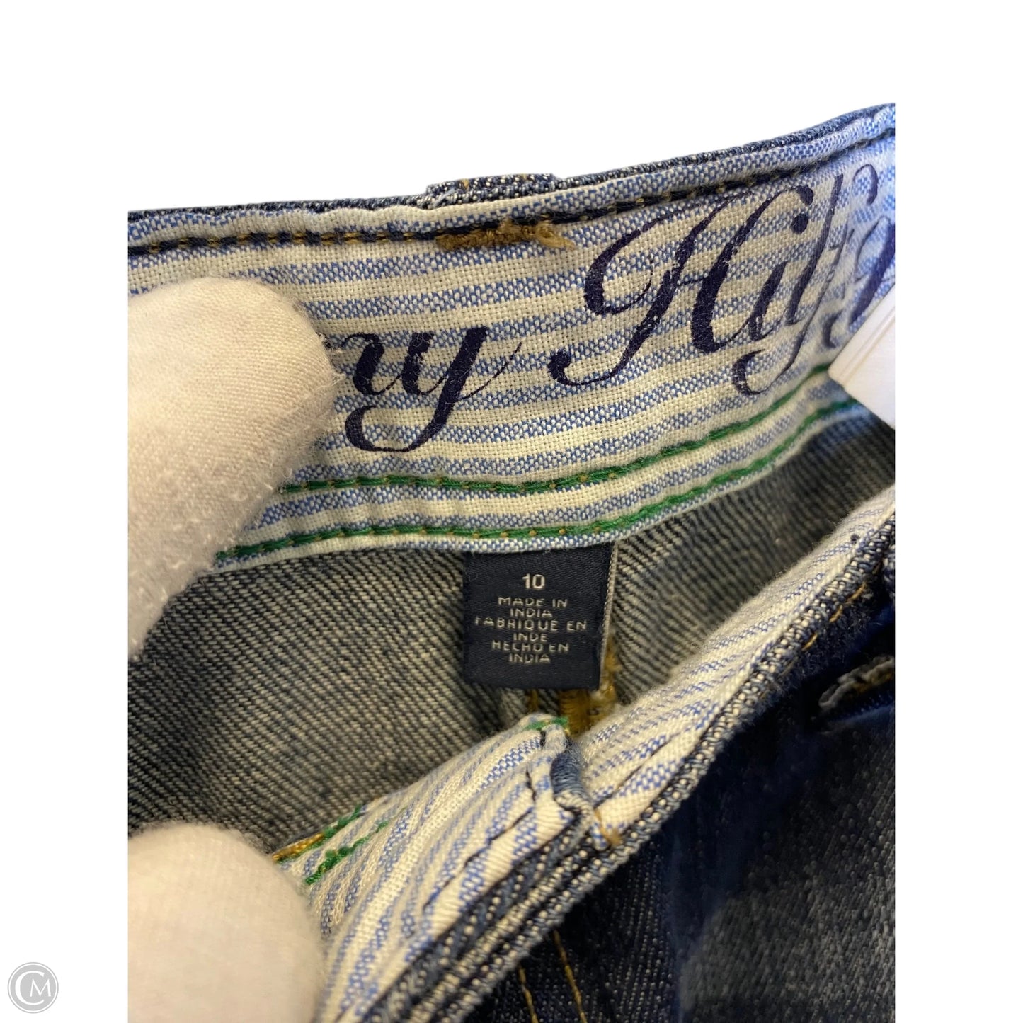 Skirt Midi By Tommy Hilfiger In Blue Denim, Size: 10