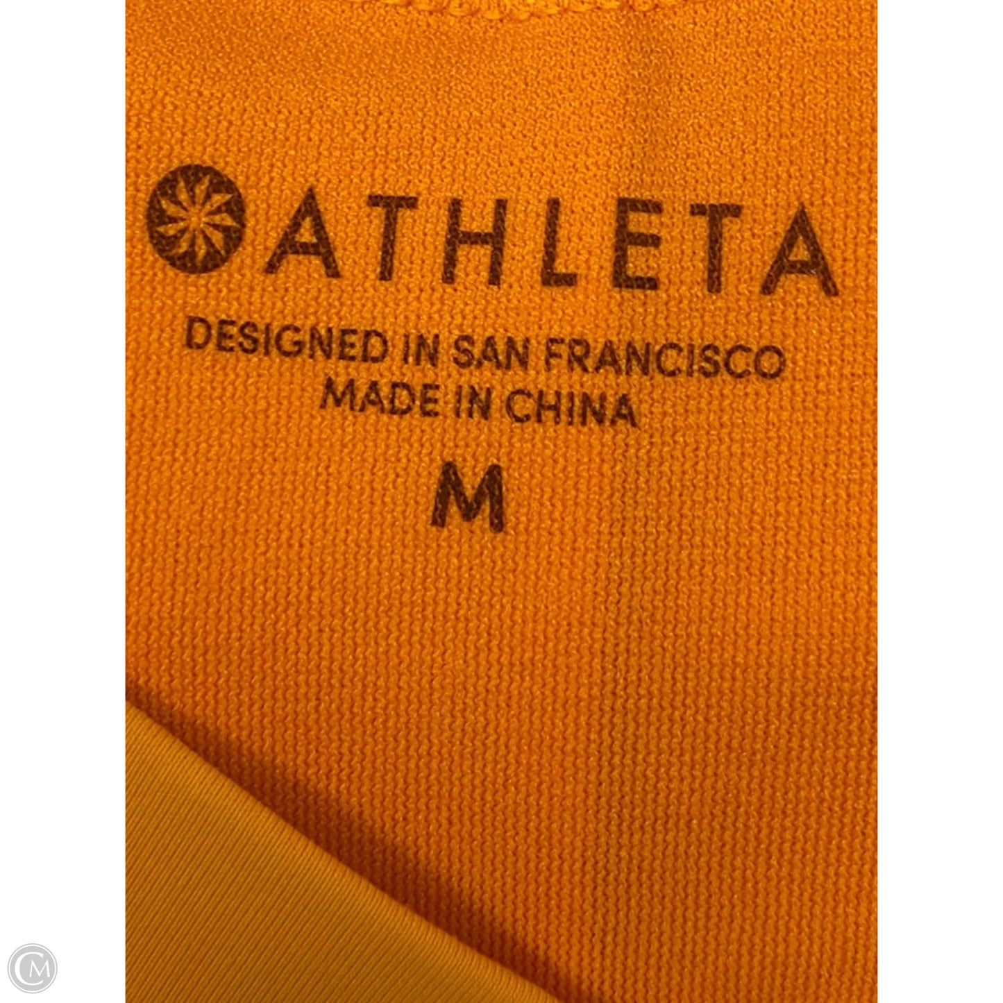 Athletic Shorts By Athleta In Orange, Size: M