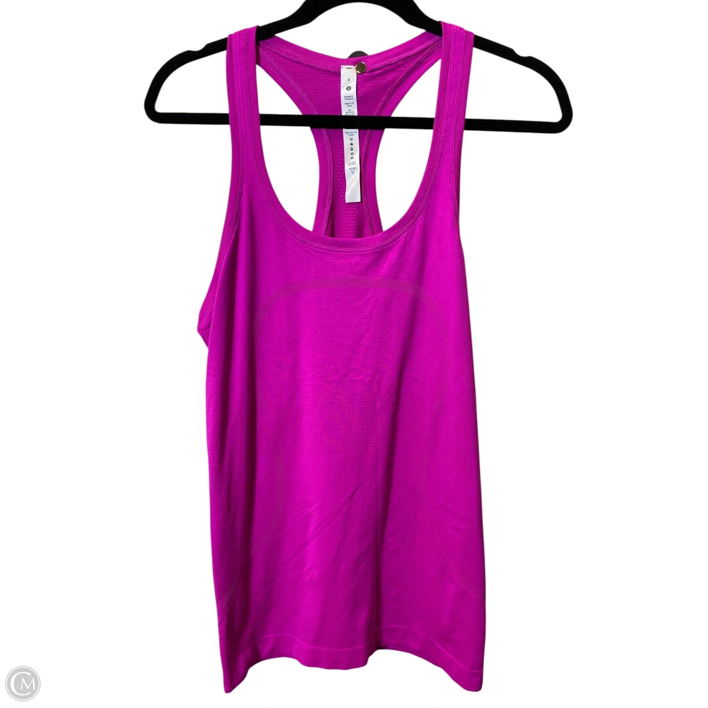 Athletic Tank Top By Lululemon In Pink, Size: 8
