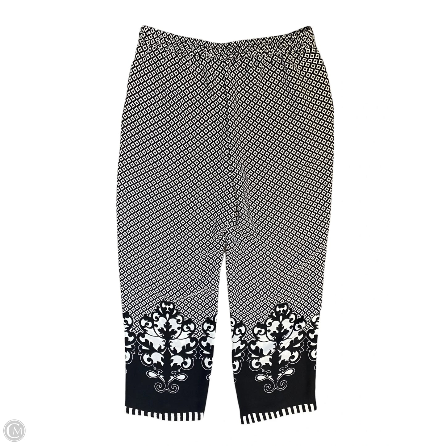 Pants Other By Chicos In Black & White, Size: 8