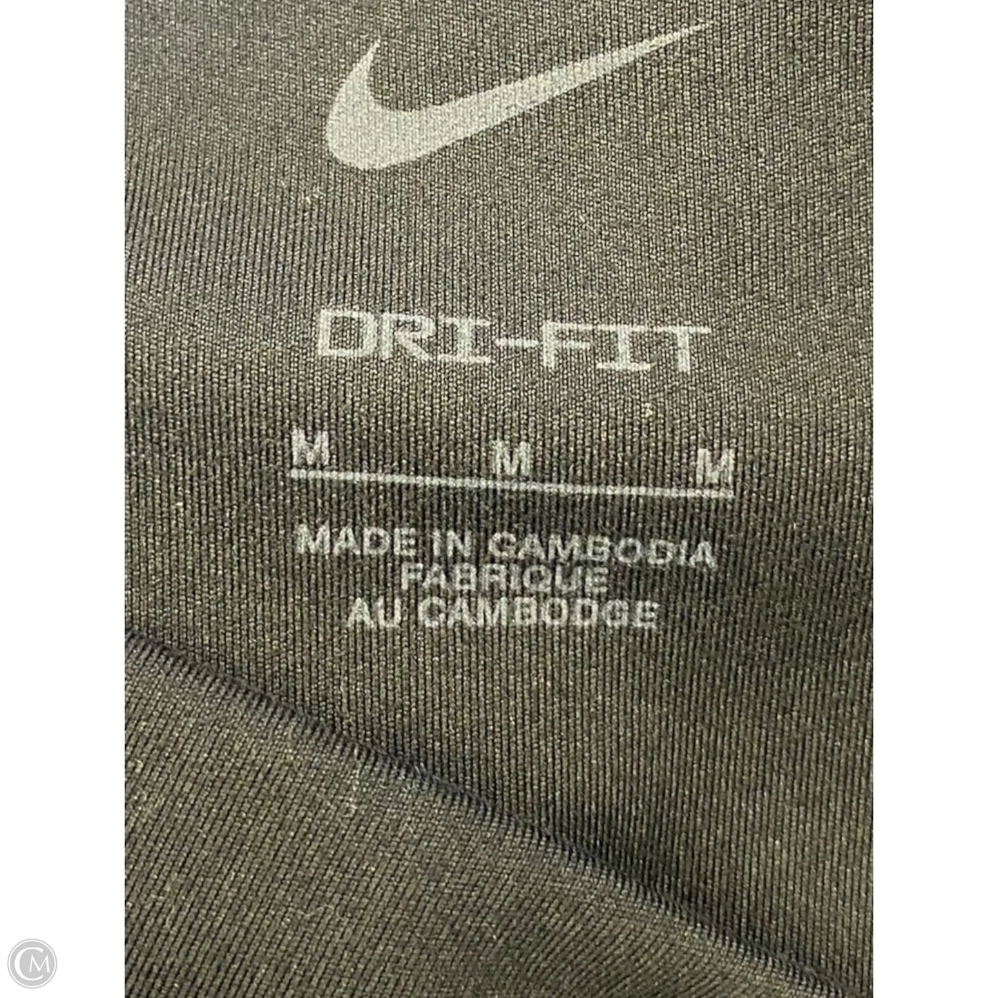 Athletic Leggings By Nike In Black, Size: M