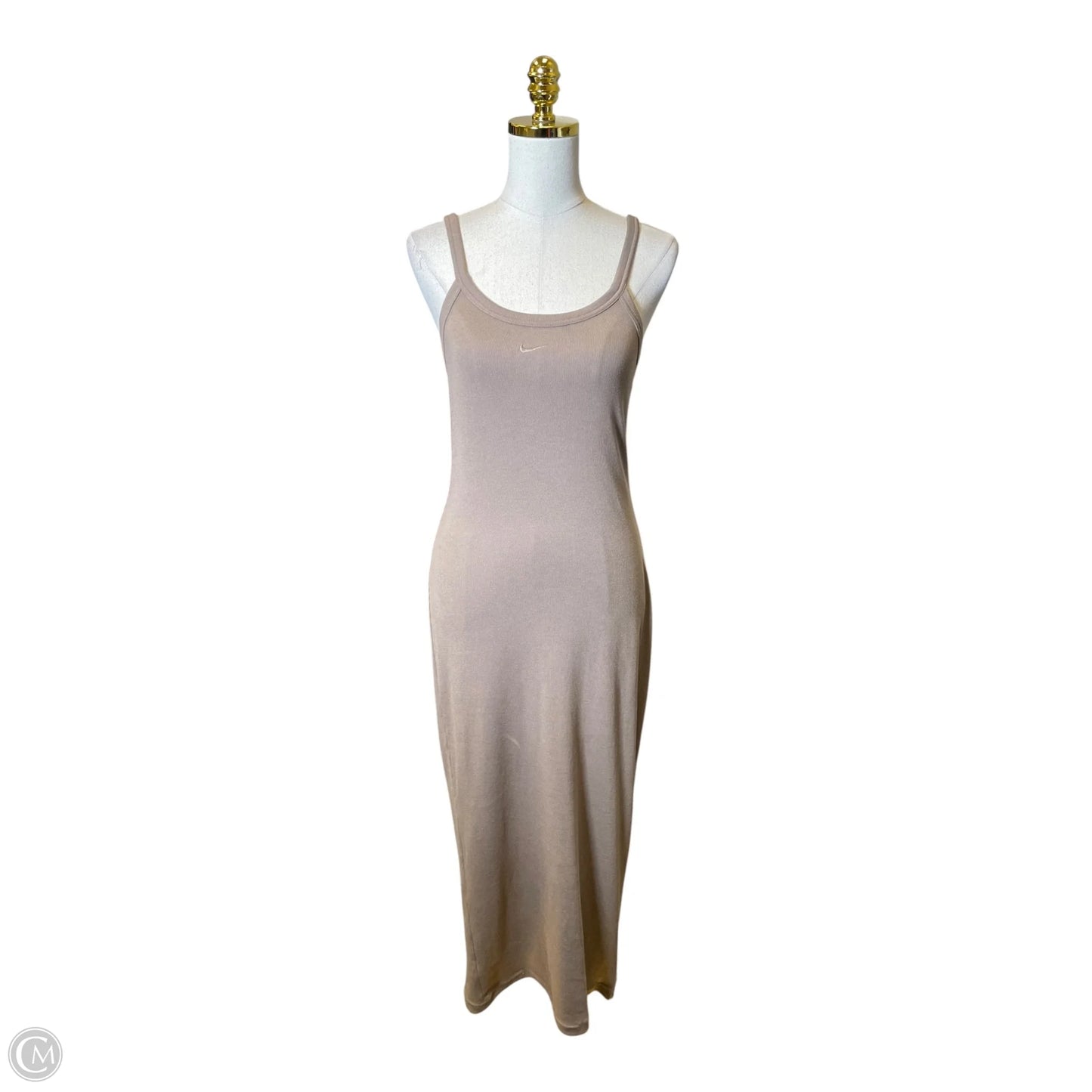 Athletic Dress By Nike In Brown, Size: M