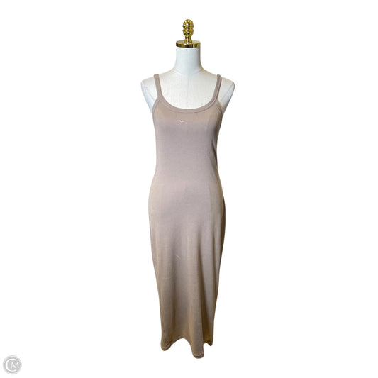 Athletic Dress By Nike In Brown, Size: M